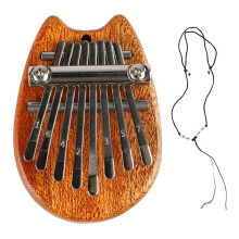 Mini Kalimba 8 Key Thumb Piano Solid Wood Children