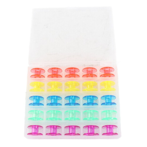 Sewing Machine Bobbins Plastic Colorful Embroidery