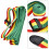 Driekleurige draagbare Afrikaanse handtrommel Djembe 4