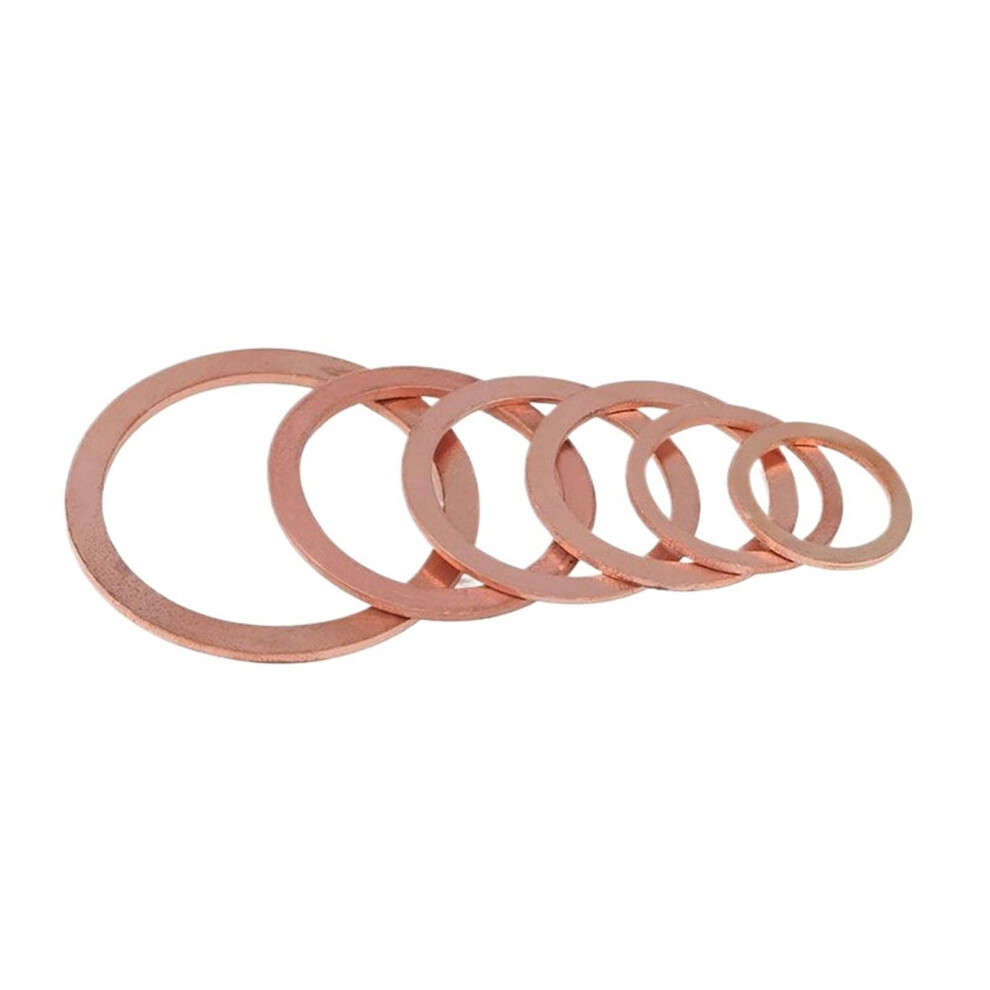 M24m27 Copper Sealing Rings, Flat Copper Gasket Seal, Din7603a, M24 M25 M26 M27, M27x32x3, 1050 Pcs 9105992197644