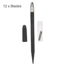 Griff für Stiftmesser aus Papier, Modellbausatz, Handarbeit, Schnitzerei
