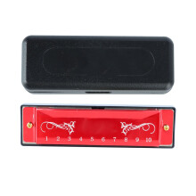 Mondharmonica met 10 gaten, 20 stemmingen, C-toonaard, professioneel