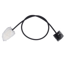 Brosse de nettoyage pour bocal de saxophone, 50 cm, flexible, en métal