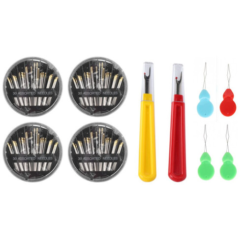 Sewing Tools Set Boxed Hand Needle Thread Remover