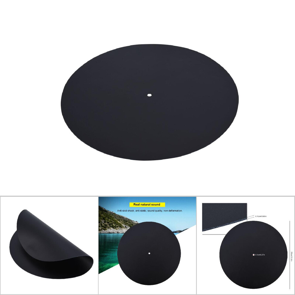 Anti Static Leather Record Turntable Slipmat 290Mm 1.5Mm 8711362776701