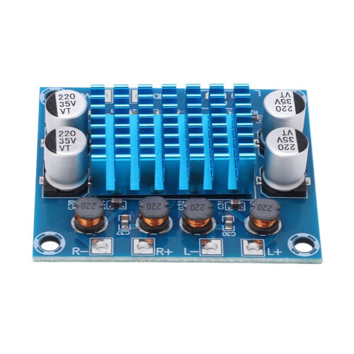 HD Digital Power Amplifier Board 12V 24V 30W Dual 2