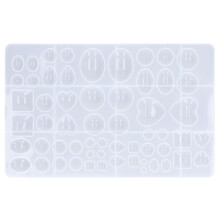 Heart Shaped Silicone Mould Geometric Oval