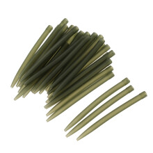 30pcs Fishing Rubber Sleeves for Carp Rigs Anti Tangle 54mm Long