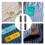 4Pcs Handmade Leather Labels with Pre-Punched Holes Sewing on-O 5