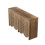 Walnut Sideboard with 4 Doors & Adjustable Shelves 7