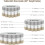 Versatile Round Tablecloth For Everyday Use, Wrinkle Resistant Polyester Offers Seamless Care And Protection 2