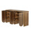Walnut Sideboard with 4 Doors & Adjustable Shelves 9