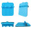 Compact Silicone Spoon Rest Organizers Nonslip Suction-Orange 7