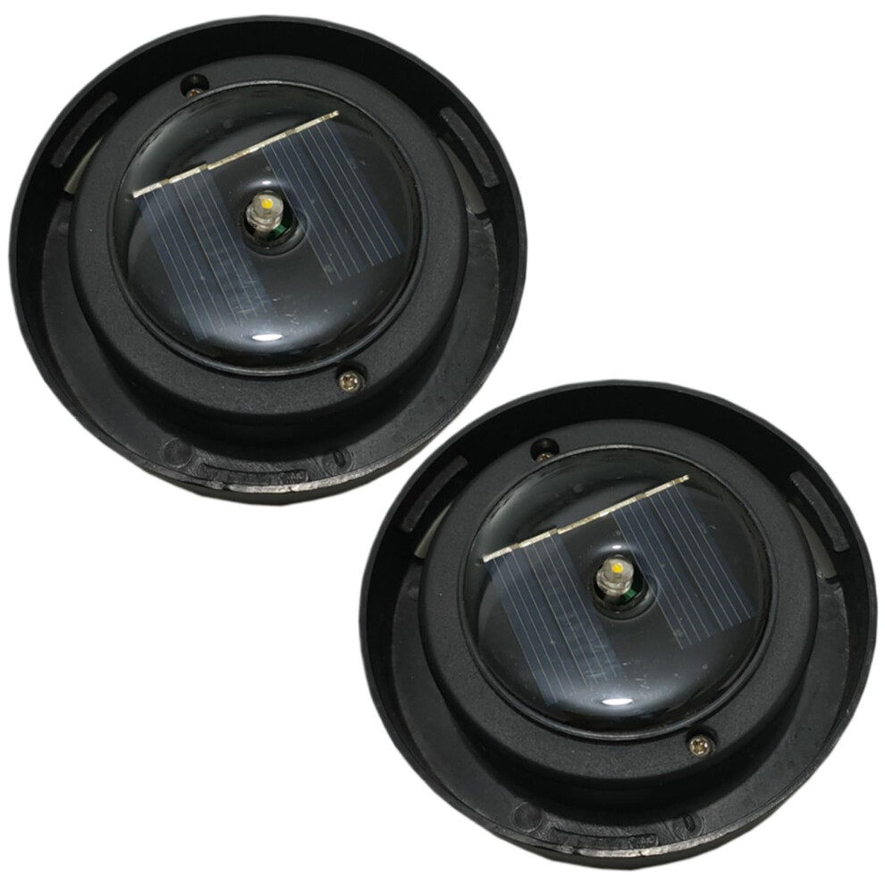 2 Pack Replacement Solar Light Parts 3.2Inch Waterproof Warm White Led Panel For Outdoor Lights Diy Decor 9105992197828