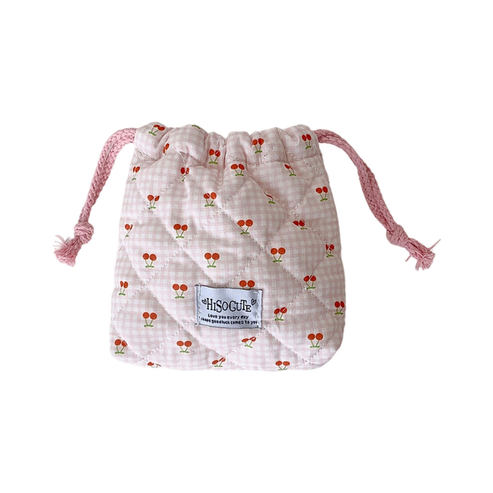 Pink Travel Cosmetic And Toiletry Organizer Bag Cartoon Design