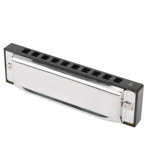 Harmonica 10 trous 20 notes en do majeur avec étui 2