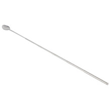 Professionele cocktaillepel van roestvrij staal met lange steel, ergonomisch ontwerp, multifunctioneel, glad oppervlak, duurzaam, druppelvormig,