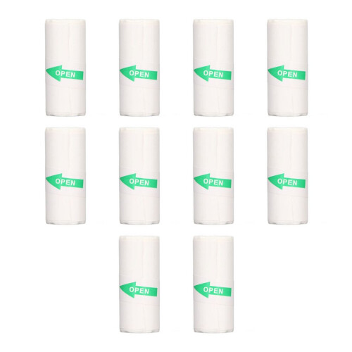 10 Rollen Thermodruckerpapier, tragbar