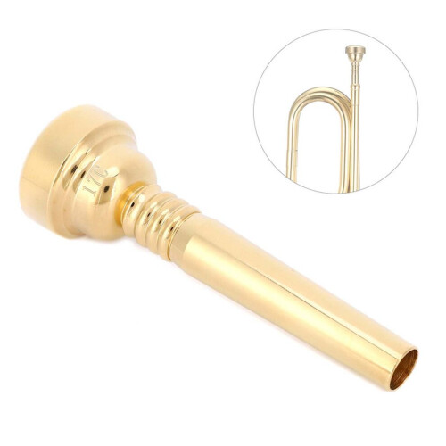 Embouchure de trompette dorée, style tendance, pour débutant 2