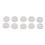 10 Pcs Ink Blending Foams White Domed Replacement 5