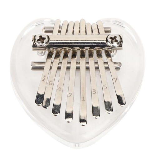 Tumpiano 8 tangenter Mini bärbart akrylmaterial