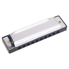 10-gaats metalen mondharmonica kinderspeelgoed Blue Rock