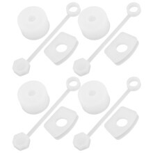 Reusable Straw Tips Lids for Stanley Cups 30oz & 40oz, Silicone Spill Stopper Set with Dust-Proof Drinking Straw Caps, Square and Round Leak Stoppers