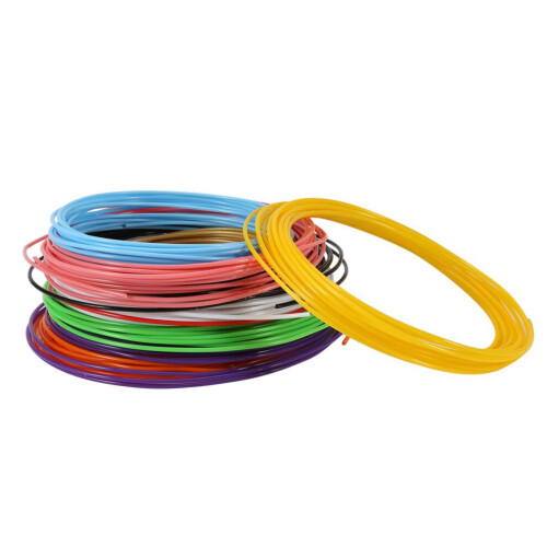 10 kleuren, 5 meter/rol 3D-printerpenfilament PLA 1