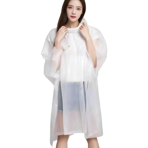 EVA Rainwear For Backpackers Windproof Quick Packable-White
