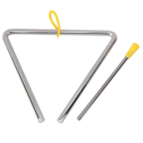 Triangle musical de haute qualité en acier de 15 cm