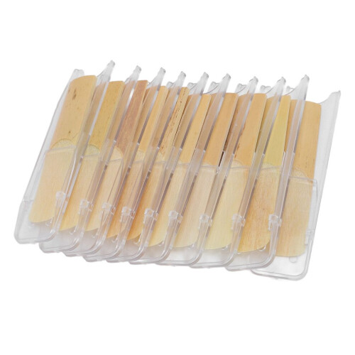 10 stuks Eb saxofoonrietjes, sterkte 3.0, medium 1