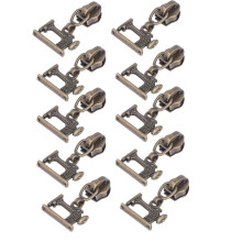 10 Stück Reißverschluss-Zipper aus Metall für Nähmaschinen