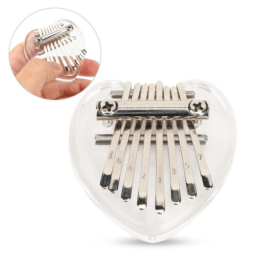 Tumpiano 8 tangenter Mini bärbart akrylmaterial 2