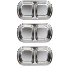 Kompakte, stablebare boller, sausskåler i rustfritt stål, enkle å rengjøre for utendørs grilling, design med blandefritt rom, perfekt for salat