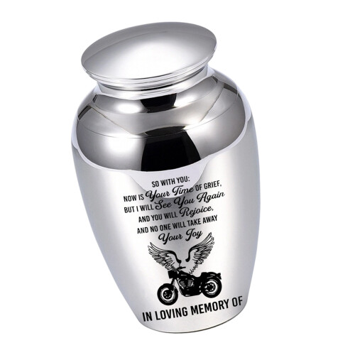 Dog Urns,Cats Urns Tiny Cremation Urn for Human Pet-Silver