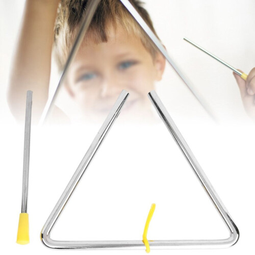 Triangle musical de haute qualité en acier de 15 cm 2