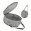 Large Capacity Stackable Hat Box Travel Hat-Light Grey 1