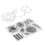 TPR Flower Pattern Transparent Seal DIY Scrapbook 3
