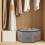 Large Capacity Stackable Hat Box Travel Hat-Light Grey 2