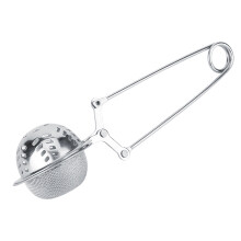 Snap Ball Tee-Ei, feines Edelstahlsieb mit feinen Löchern für die Zubereitung von losem Tee, spülmaschinenfest