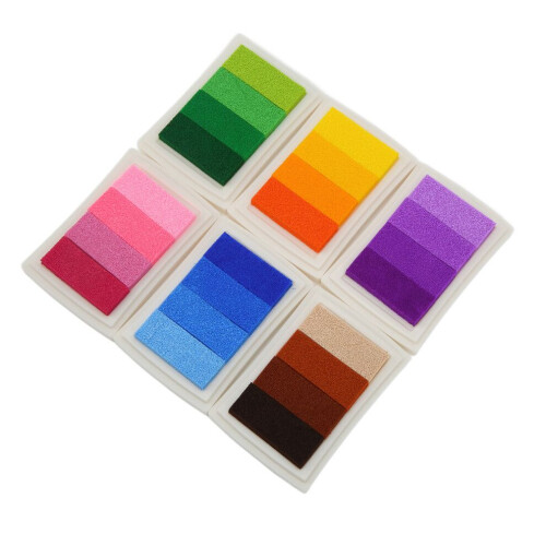Ink Pad Sponge Water Based Gradient Color Non 1
