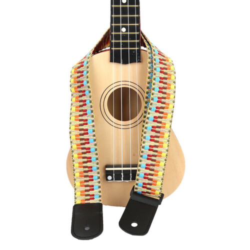 Exotic Rainbow Adjustable Ukulele 4 String Hawaii 2