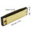IRIN Lightweight Gold Metal 10 Holes Harmonica 5