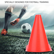 6 Stück 18 cm Rote Fußball-Trainingskegel Barriere Markierung Zubehör aus Kunststoff