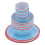 Stylish Dining Solutions, Aesthetic Melamine Cup for Wide Range of Use, Creative Dinnerware Set with Unbreakable Dinnerware, Elegant Light Blue Tablew 6