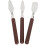 3 spatules en acier inoxydable 1