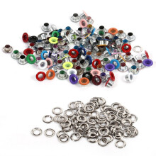 100er-Set 4-mm-Metalösen für Scrapbooking-Kartenlöcher