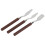 3 spatules en acier inoxydable 2