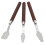 3 spatules en acier inoxydable 4