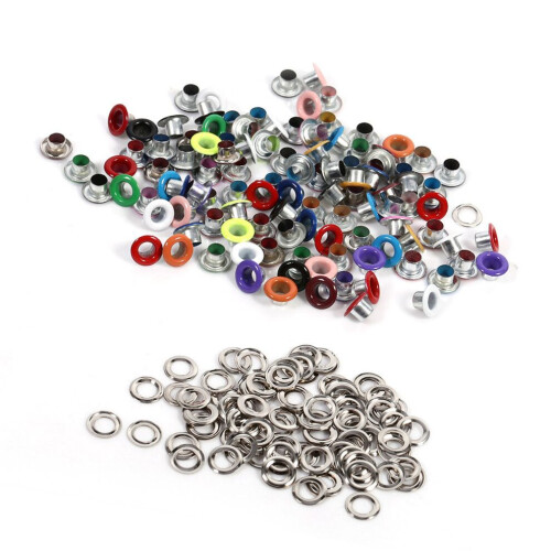 100 set 4 mm metallöljetter för scrapbookingkort 2